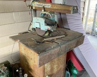 Antique Dewalt Radial Arm Table Saw