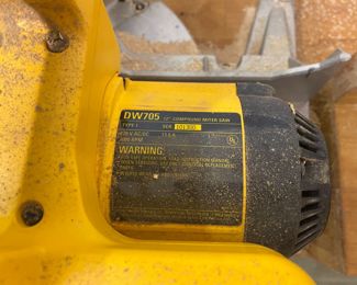 Dewalt DW705 12" Compound Miter Saw, Chopsaw with Custom Table