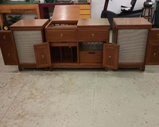 Regal Furniture Co. Stereo/Record Player Console Cabinet with Coral Speakers - BCX-7