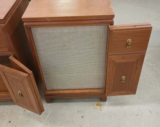 Regal Furniture Co. Stereo/Record Player Console Cabinet with Coral Speakers - BCX-7