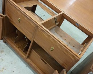 Regal Furniture Co. Stereo/Record Player Console Cabinet with Coral Speakers - BCX-7