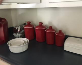 Lovely dishes, canister sets and dishes!