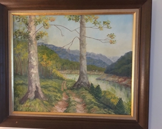 Beautiful painting by g.g. Middleton...absolutely lovely...local artist.