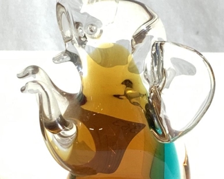 V. NASON&Co MURANO Art Glass Elephant, Italy
