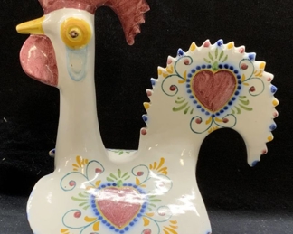 Sant Anna Lisboa Pottery Rooster Figural
