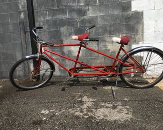Ride off into the sunset with this nostalgic Schwinn “bike for two”! ❤️