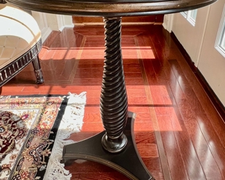 2. Pair of Accent Tables w/ Painted Mirror Top (18" x 24")