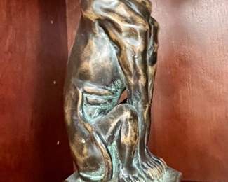 22. Resin Greyhound Figurine (9")