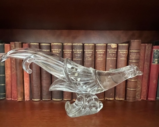 23. Glass Bird Figurine (6" x 12")