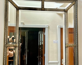 30. Beveled Mirror w/ Federal Style Frame (37" x 62")