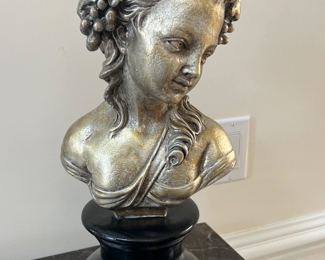31. Sculpture of Bust of Woman (17")