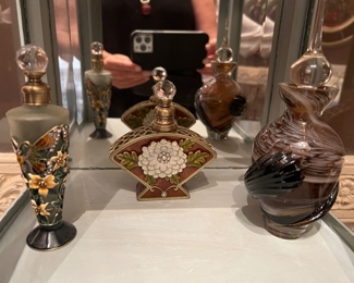 44. Collection of Perfume Bottles