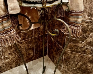 46. Metal Plant Stand (15" x 36")