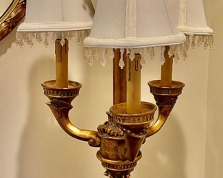 49. Pair of 4 Light Candelabra Lamps (36")