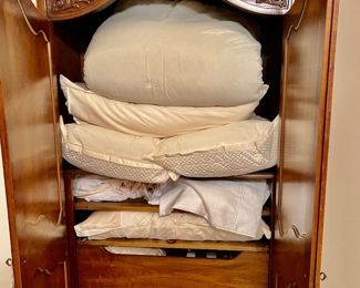 52. Carved Armoire w/ 2 Drawers (43" x 20" x 78")