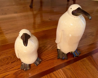 56. Pair of Ceramic Penguins (13")