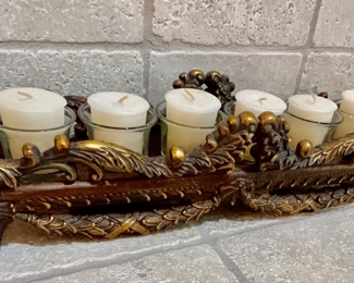 73. 6 Votive Tray (18" x 5" x 5")