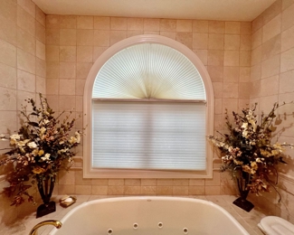 72. Pair of Silk Floral Arrangements (43")