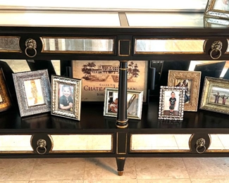 118. Lillian August Mirrored Console Table (72" x 17" x 34")