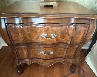 158. Pair of White Fine Furniture 2 Drawer Nightstands (25" x 18" x 25")