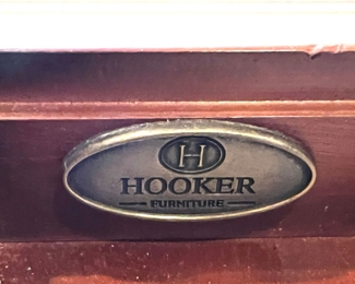 163. Hooker Desk w/ Leather Inset Top (65" x 35" x 30")