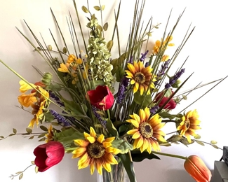 199. Faux Sunflower Arrangement (45")