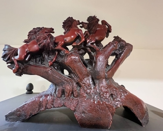 212. Sculpture of Horses (20" x 15")