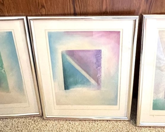 221. Set of 3 Signed Lithographs 234/450 Ap 46/150 AP 46/150 (22" x 28")