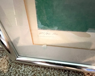 221. Set of 3 Signed Lithographs 234/450 Ap 46/150 AP 46/150 (22" x 28")