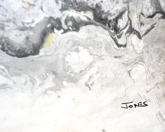 223. Signed Abstract by Jones (14" x 16")
