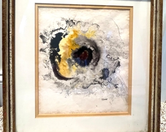 223. Signed Abstract by Jones (14" x 16")