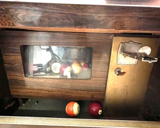238. Vintage United Pool Table (can be coin operated) (52" x 93" x 32")