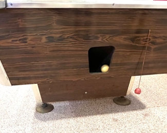 238. Vintage United Pool Table (can be coin operated) (52" x 93" x 32")