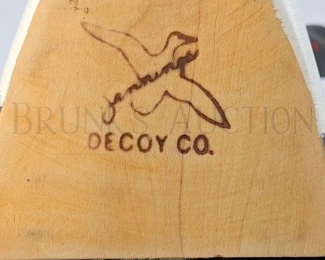 JENNINGS DECOY CO. DUCK BOOKENDS