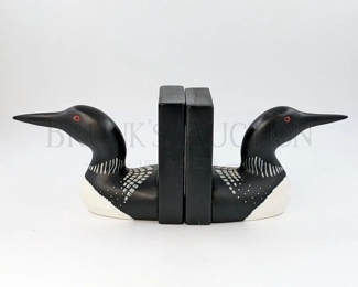 JENNINGS DECOY CO. DUCK BOOKENDS