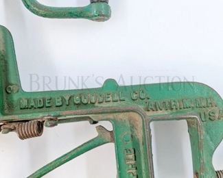 VINTAGE GOODELL CO. APPLE PEELER MADE BY GOODELL CO