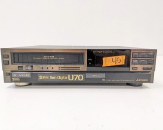 MITSUBISHI STEREO VIDEO CASSETTE RECORDER HS-U70 HI-FI FX4