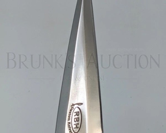 RBH STILETTO DAGGER W/ SHEATH CUSTOM KNIVES
