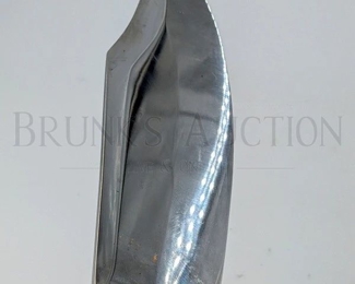 BOWIE KNIFE W/ SHEATH NICE HEAVY KNIFE, 