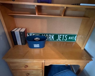 23. Young American Desk w/ Hutch (44" x 18" x 77")