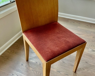 33. Set of 6 Contemporary Side Chairs w/ Upholstered Seat (17" x 21" x 33")