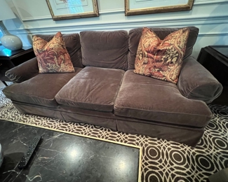 49. Mohair 3 Cushion Sofa (96" x 38" x 35")