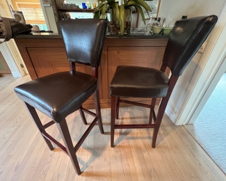 56. Pair of Bar Stools (seat ht 31")