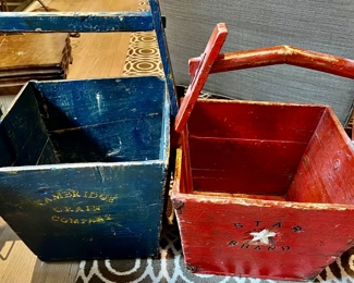 74. Red Asian Basket 
75. Blue Asian Basket