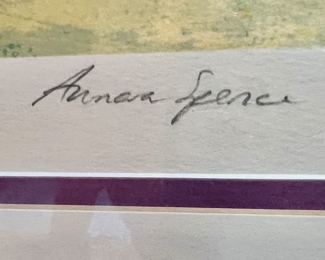 95. Signed Lithograph "Tandem" by A. Spence 162/225 (33" x 27")