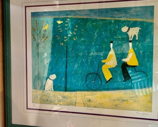 95. Signed Lithograph "Tandem" by A. Spence 162/225 (33" x 27")