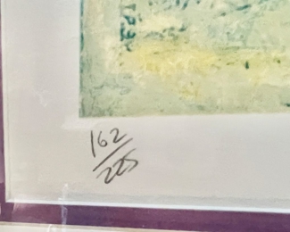 95. Signed Lithograph "Tandem" by A. Spence 162/225 (33" x 27")