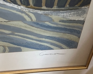 102. Signed Lithograph by Gunn 246/275 (45" x 38")