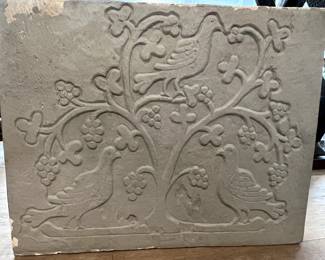 28. Antique Cast Grave Etching (8" x 10")