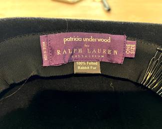Patricia Underwood/Ralph Lauren Black Hat